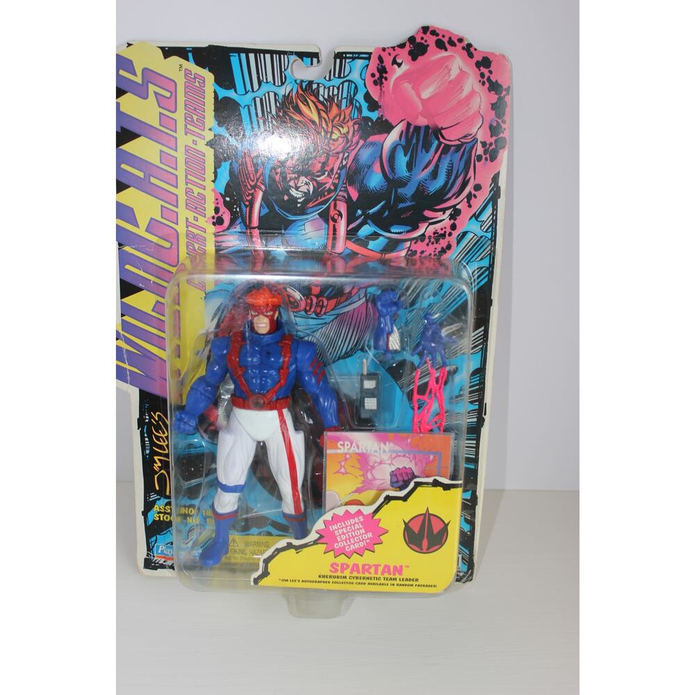 Jim Lee's Wildcat's Spartan Action Figure with Collectible Card 1994